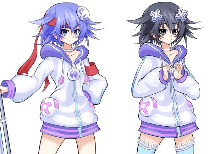 Nep FC Anime Art, Hyperdimension Neptunia, Neptunia, , Neptune, 