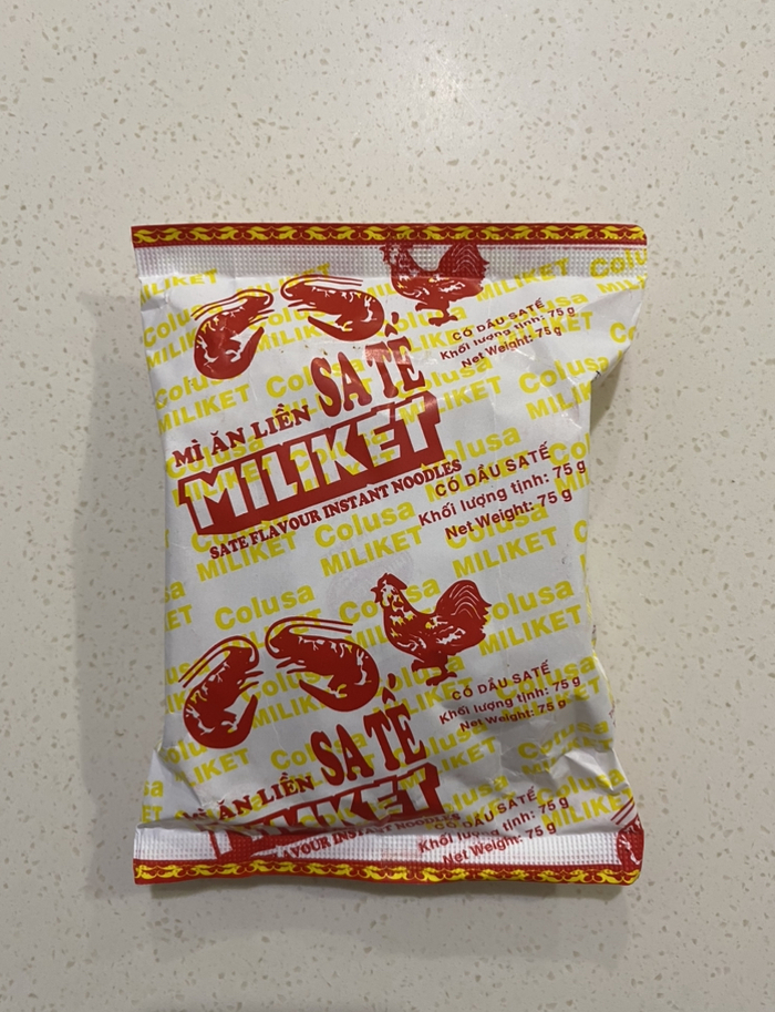 Miliket Sate Flavor Instant Noodle , , , 