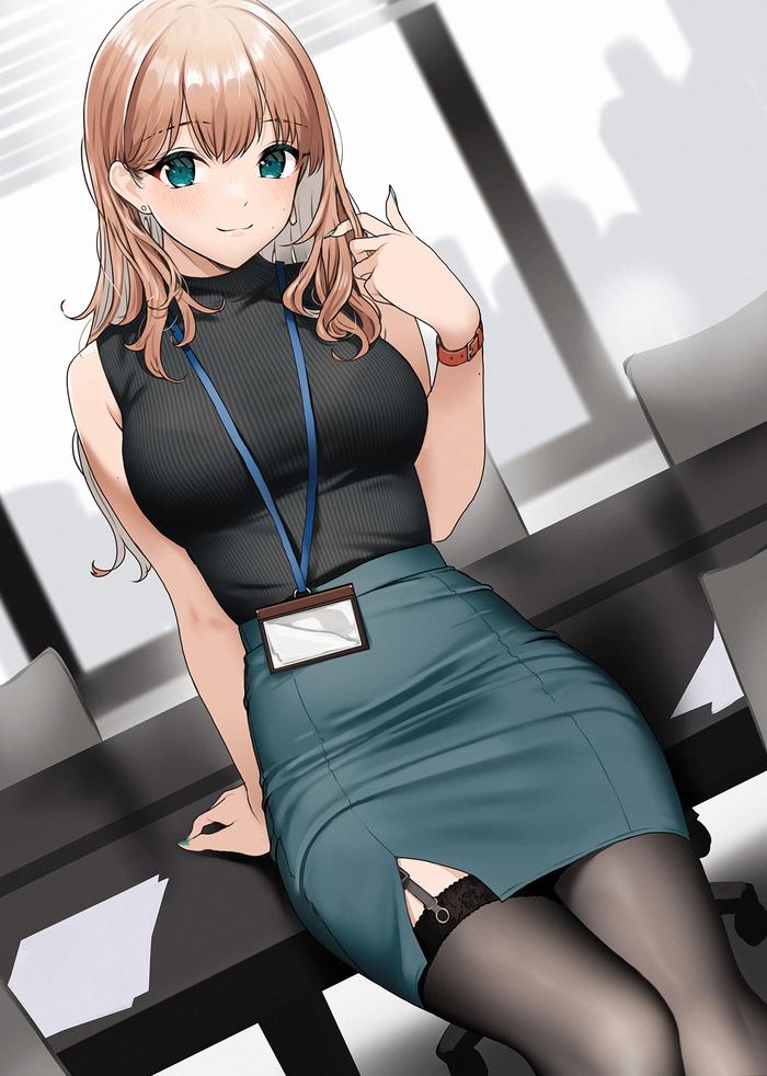 Office Lady , Anime Art, , , , , 