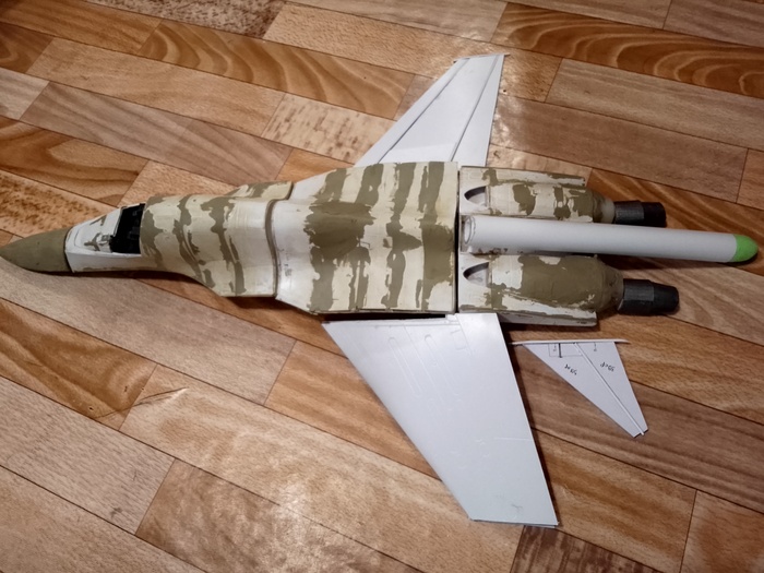 Су-34 самодел масштаб 1/33 (часть 4) Самолет, Су-34, Стендовый моделизм, Утиные истории, Длиннопост