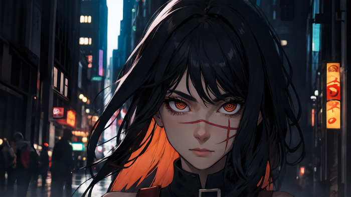 CSM demon girls Ai ,  , Stable Diffusion, Chainsaw Man, Asa Mitaka, Nayuta (Chainsaw Man), Yoru,  , , Fami (Chainsaw Man)