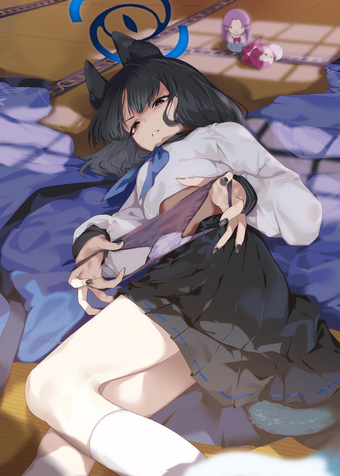     Blue Archive, , , , , Anime Art, Animal Ears, Twitter ()