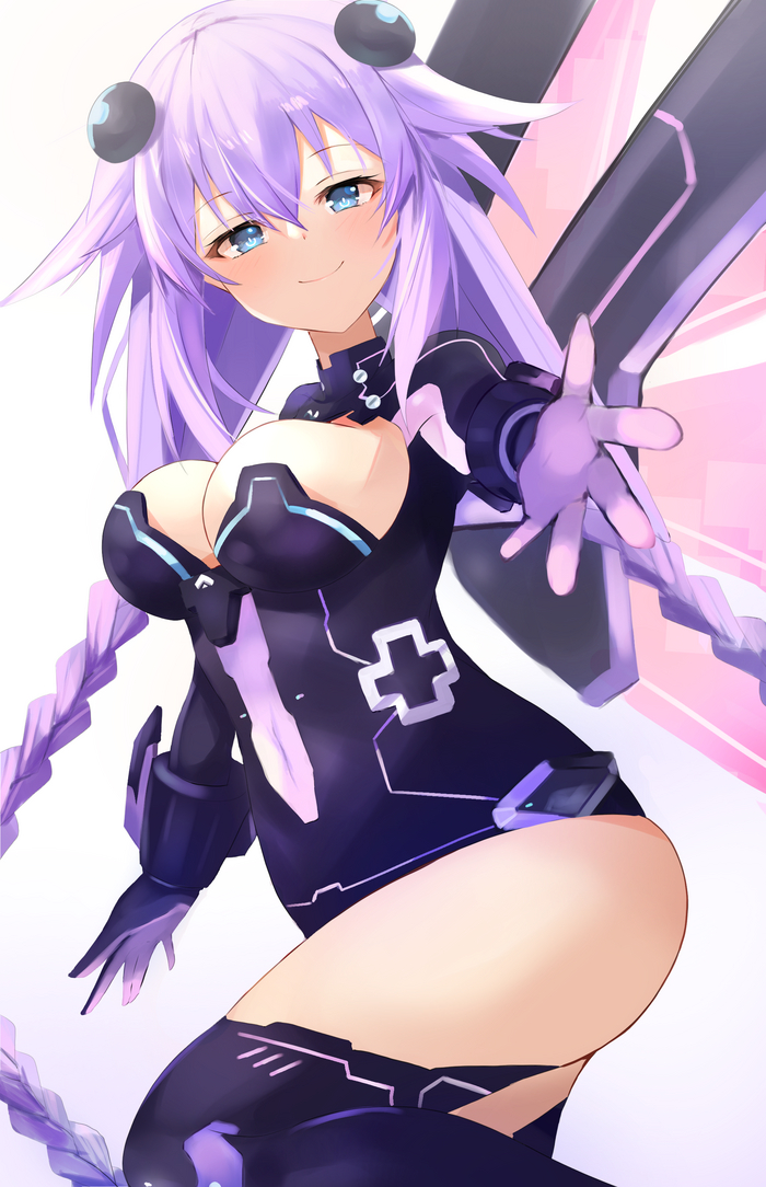 Purple Heart Anime Art, Hyperdimension Neptunia, Neptunia, Neptune, Purple Heart, Thebimbamz