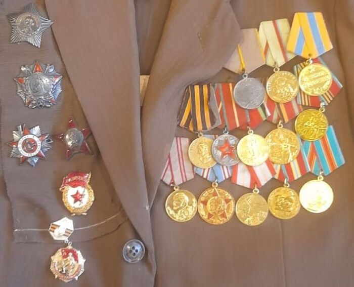 Награды моего деда. К сожалению, некоторые утеряны.