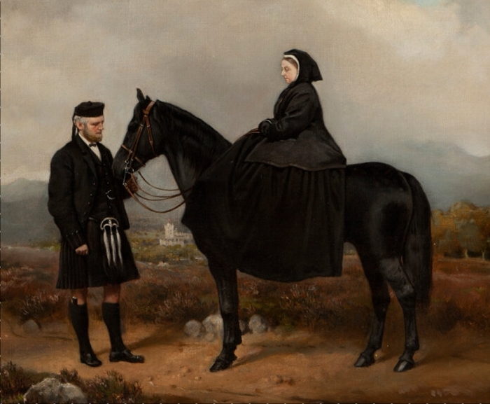 "Королева Виктория с Джоном Брауном" (1894)