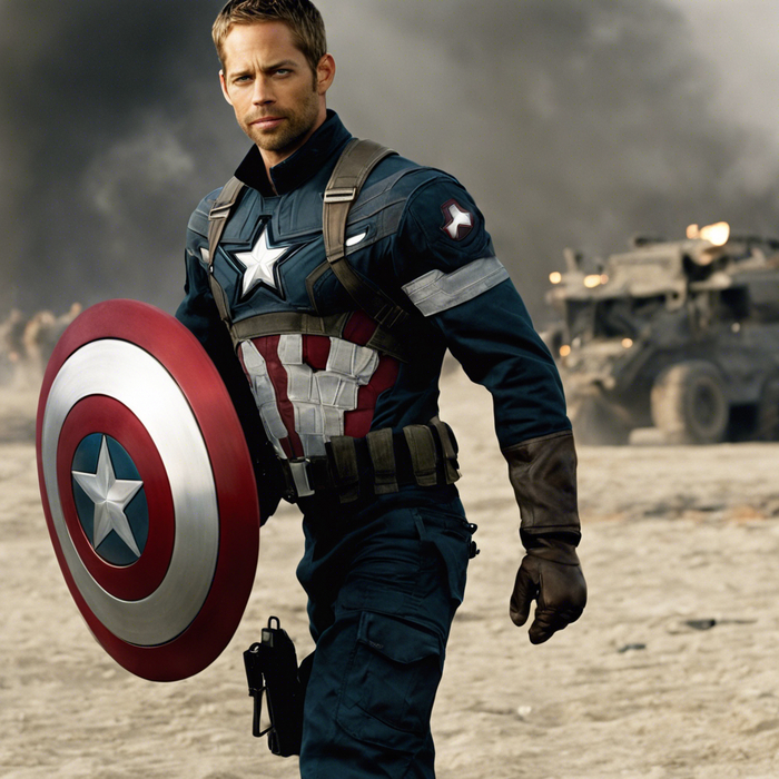 Paul Walker in the movie Captain America