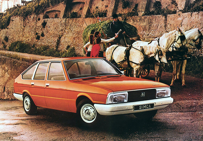 ������������ ���������� �������� � Simca 1307 1976 ����.