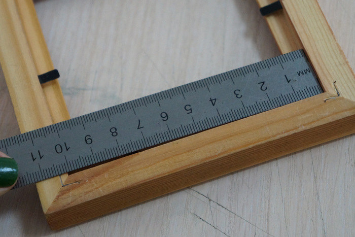 Измеряю внутреннюю часть.