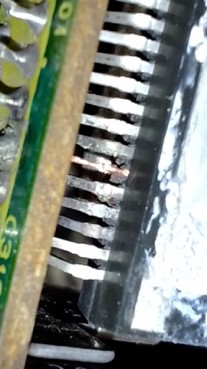 После очистки(Не помогло, поздно).