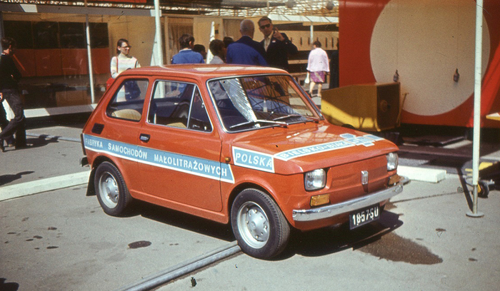 ��������� ������ � FIAT 126P �� �������� �������������� ����� Polmot �� ����.
