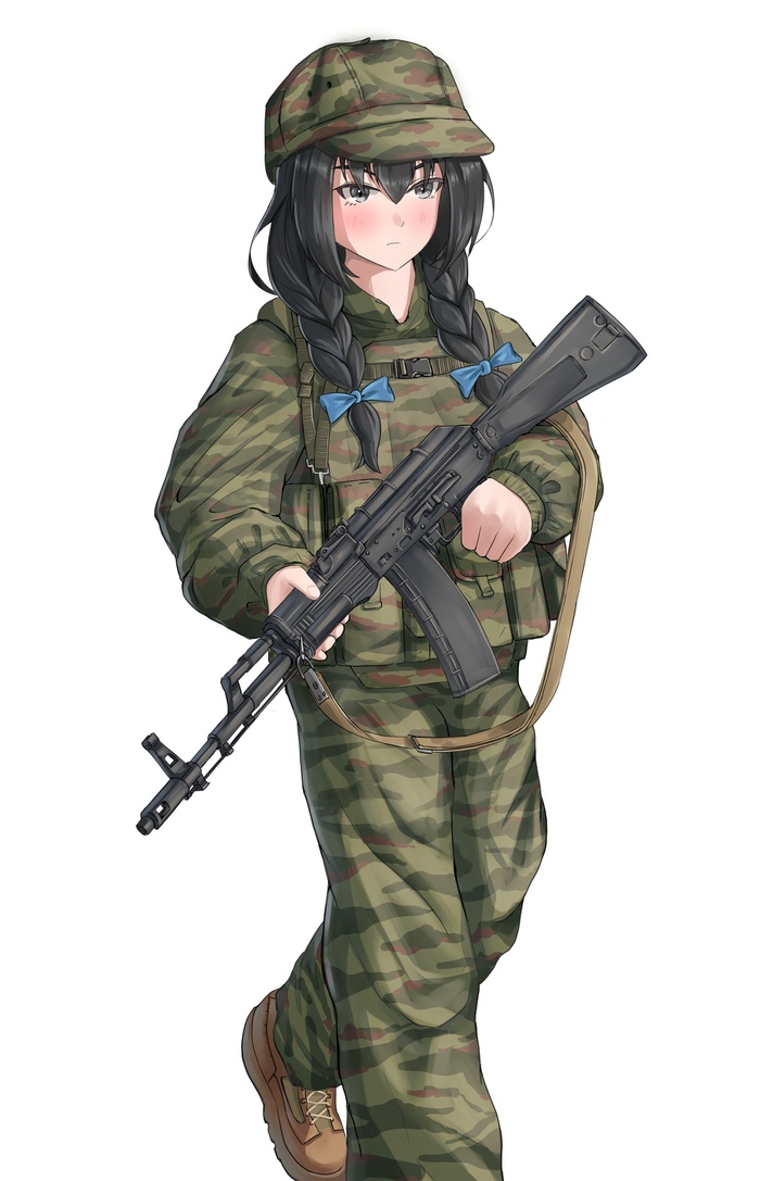Original Anime Art, , Original Character, Anime Military