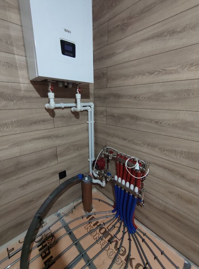 Дом 120 м2 в стиле барнхаус в одни руки. Сезон 2023. Часть 7. Коммуникации своими силами без опыта. Котельная