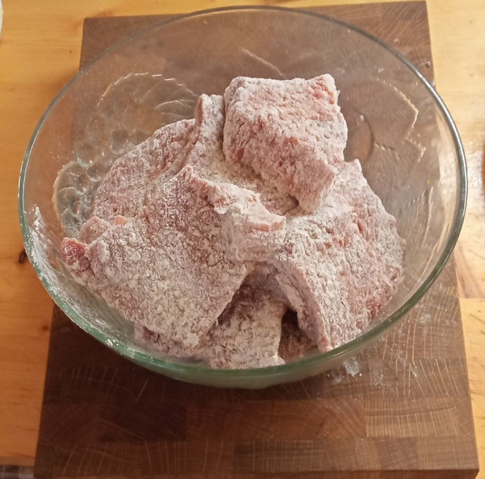 Наши 13 панированных кусков.