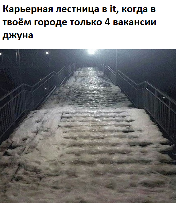 Карьерная лестница it в провинции