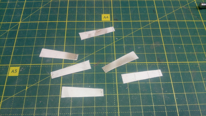 Заготовки нижних листов моторного отсека