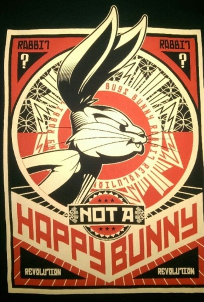   .  Not a happy bunny   , , , , ,  