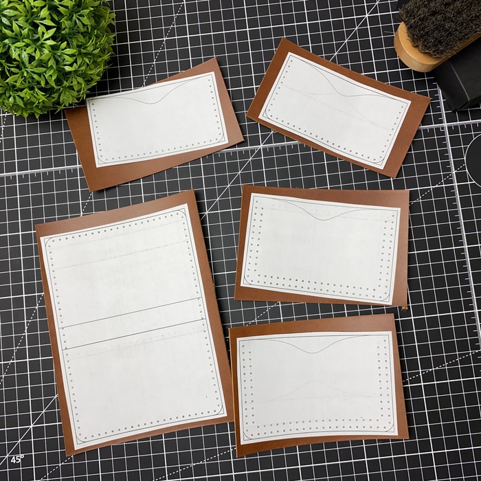 Картхолдер-книжка из кожи Buttero 1,2 мм. Ручная работа