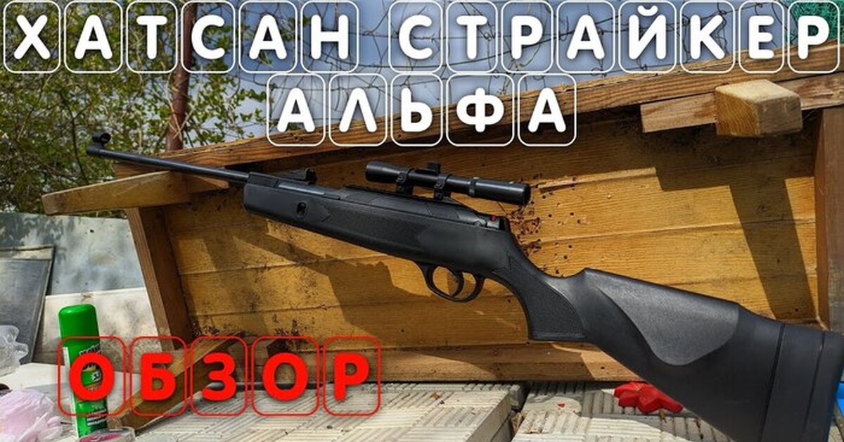 Пневматическая винтовка Хатсан Страйкер Альфа ОБЗОР И ОТЗЫВ Hatsan ...