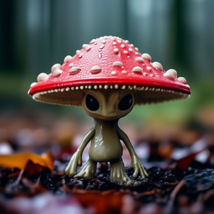 Мухомор - инопланетянин | Пикабу