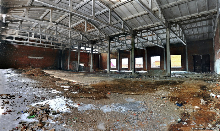 Производственные цеха лесокомбината