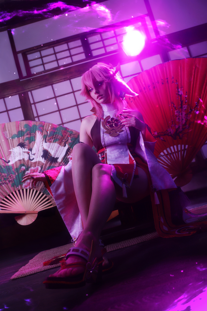 Cosplay Yae Miko by Veezara , Genshin Impact, Yae Miko (Genshin Impact), , 