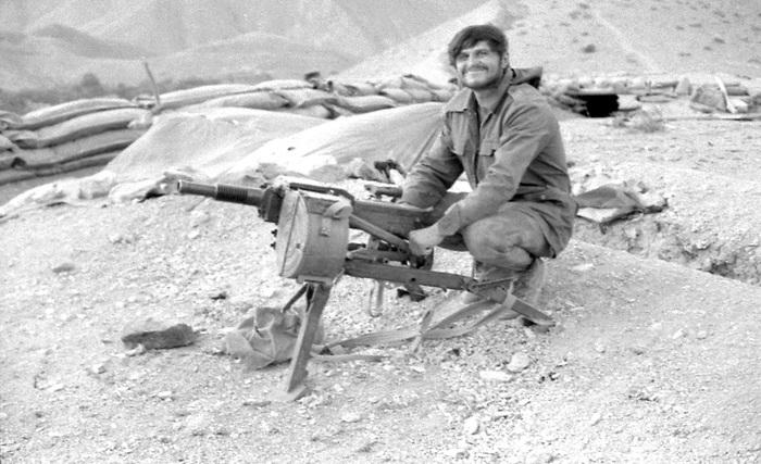 АГС, командир 4-го взвода ГПВ пр-к А.Рушелюк Седьмая рота, Панджшер июль 1984 г.