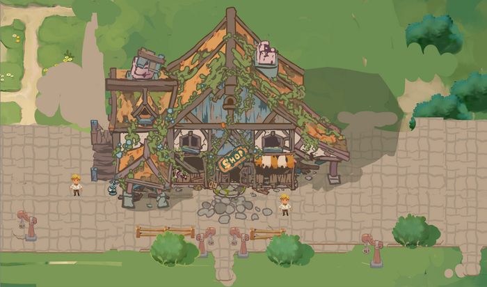 Многое в старом городе нужно будет восстановить вместе с драконами!