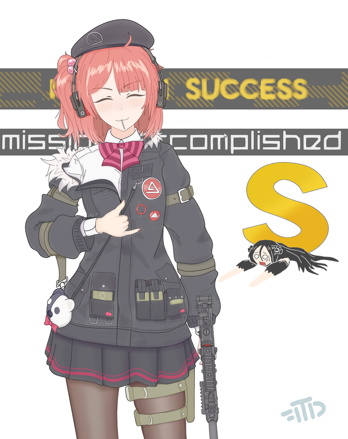 MP7 successfully completed the mission over the destroyer! Girls Frontline, Mp7, 