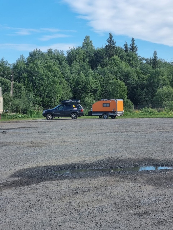 Ночуем на парковке для грузовиков