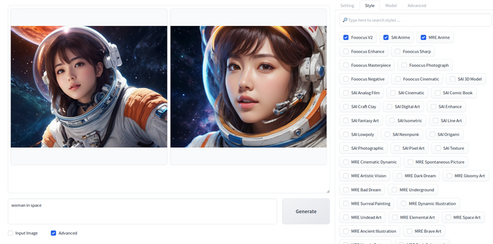 Попробуем женщин в космосе...