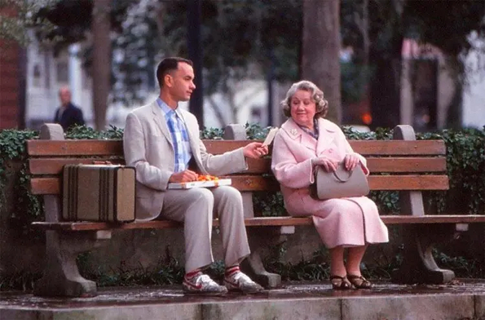 Кадр из к/ф «Форрест Гамп», 1994 год