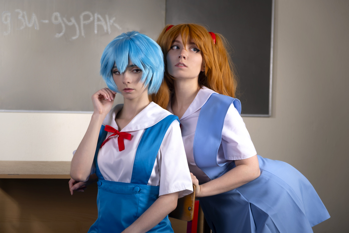    , , Evangelion, Asuka Langley, Rei Ayanami, , , 