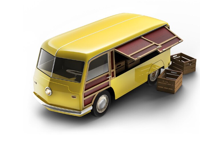 Электрический фургон НАМИ-750, 1948 г.