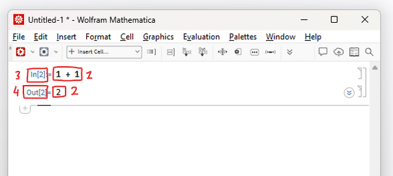 Результат выполнения SHIFT + ENTER