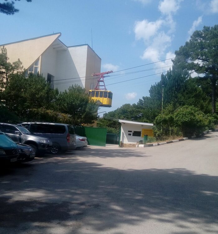 Средняя станция канатной дороги на Ай-Петри