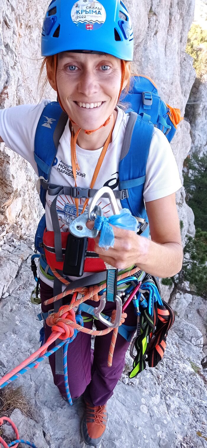 На последней веревке пробивка редкая и встречаются сюрпризы...