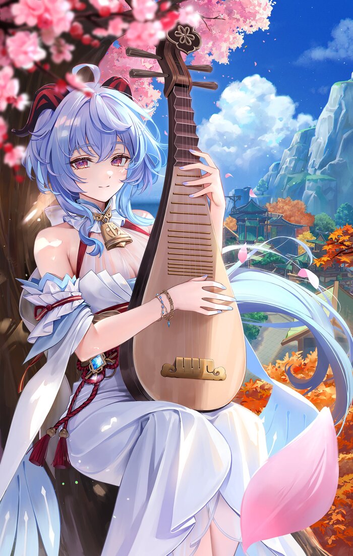  Anime Art, , Ganyu (Genshin Impact), Genshin Impact, ,  , Rity