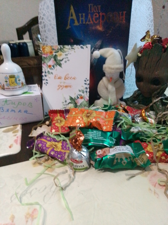 Спасибо тебе ,моя Снегурочка Наталия!Надеюсь,что твой Дед Мороз тоже тебя порадовал!