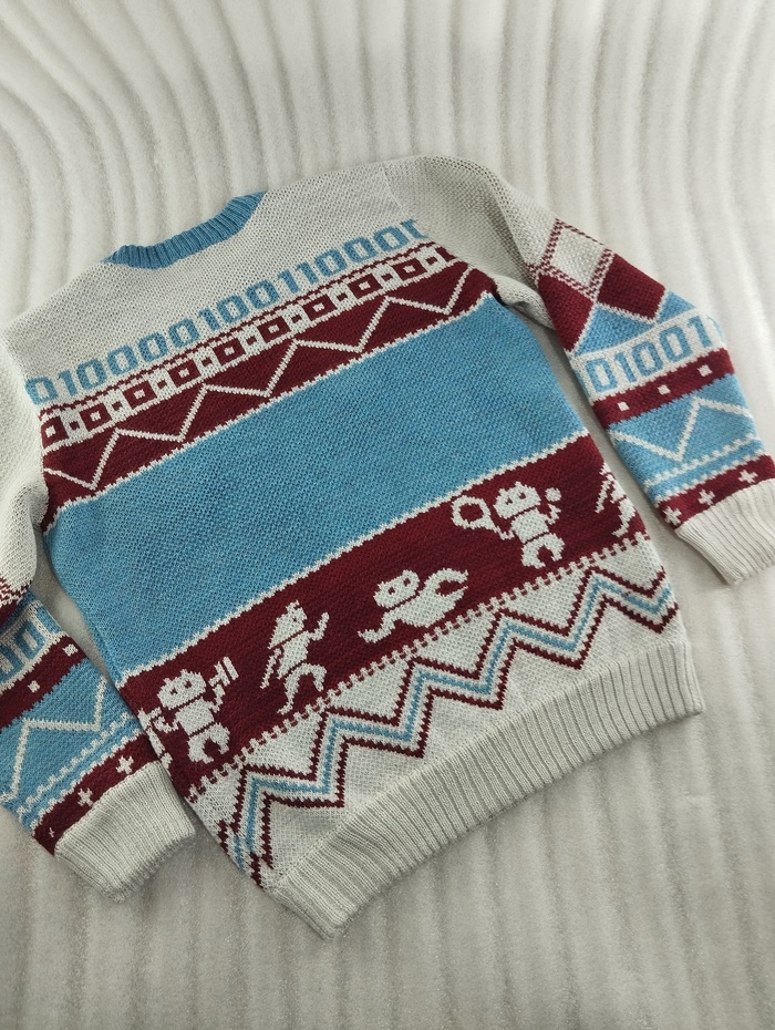 Спинка джемпера.