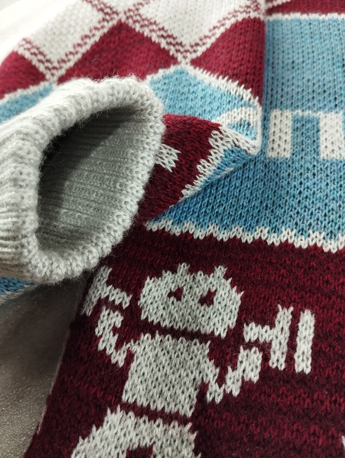 Манжет рукава двойной.