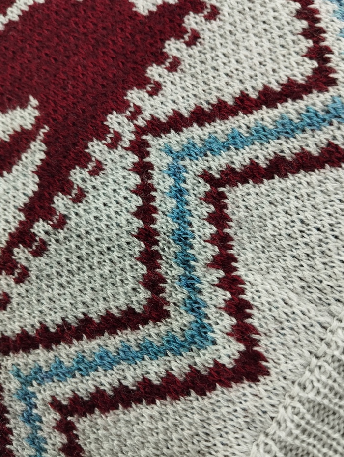 Жаккард с "пике".