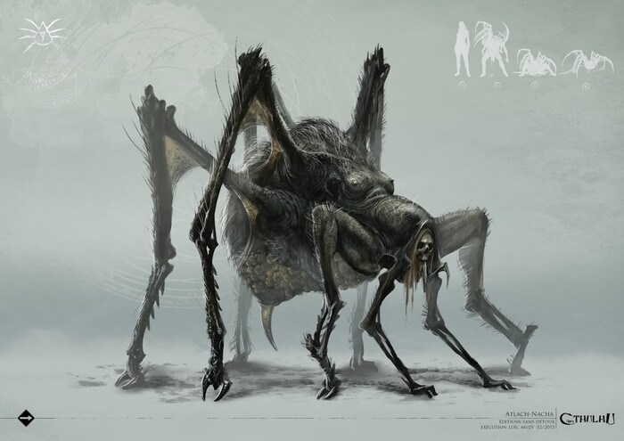 То же существо и тот же художник, но чуть другой взгляд.