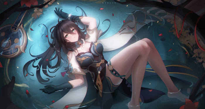 Ruan Mei Anime Art, Honkai: Star Rail, Ruan Mei (Honkai: Star Rail), Ling Dianxia