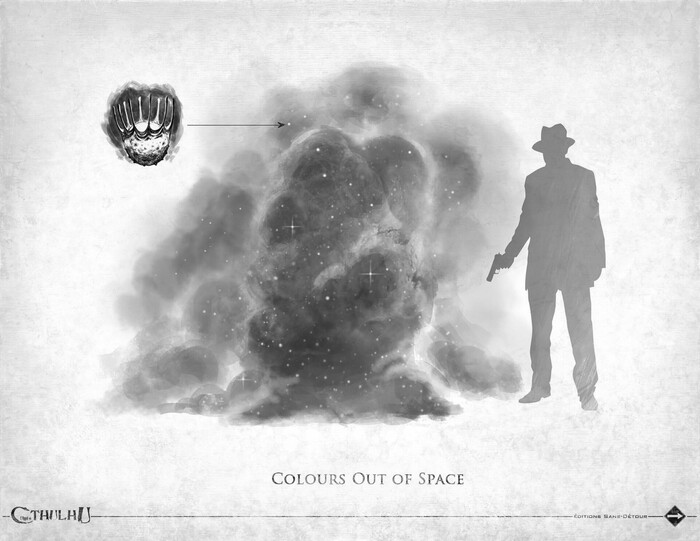 Газообразный пришелец, прибывший на Землю внутри метеорита. Появляется как сияние странного цвета.