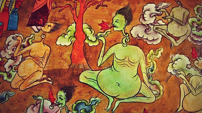 Преты - голодные духи в буддизме