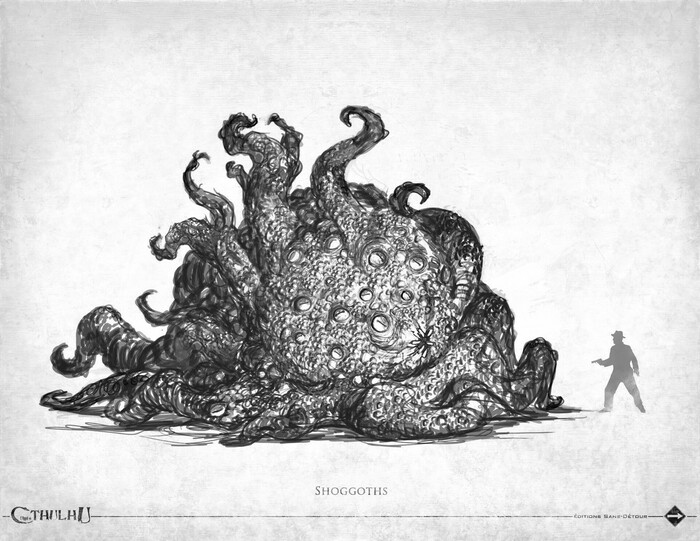 Шогготы (Shoggoths) «Хребты Безумия».