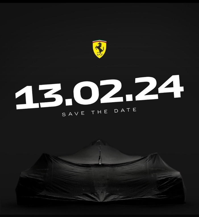 Пост Ferrari о дате презентации