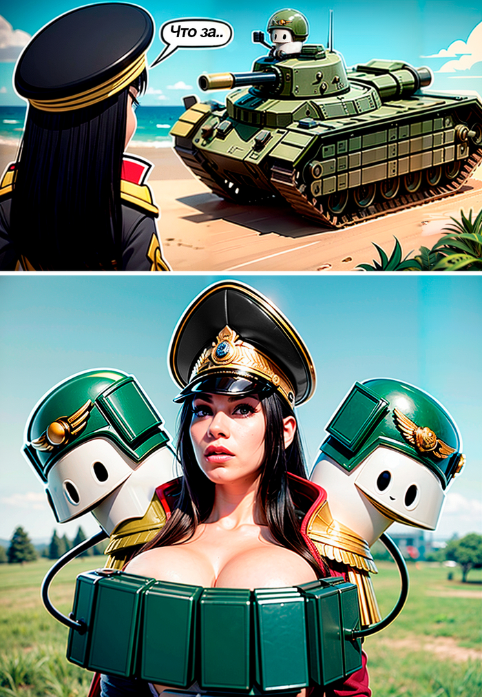 Ответ на пост «На Украине разработали бронежилет для женщин...»