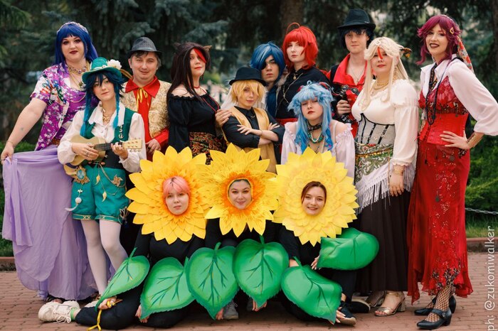 Фото с фестиваля всем составом