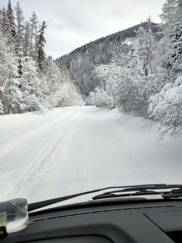 В районе Саянского перевала